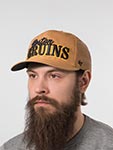 Бейсболка 47 BRAND арт. H-BRNES01GWP-QL Boston Bruins NHL (светло-коричневый)
